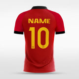 Belgium Red Soccer Jersey Customized