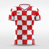 Croatia Soccer Team Jerseys Plaid