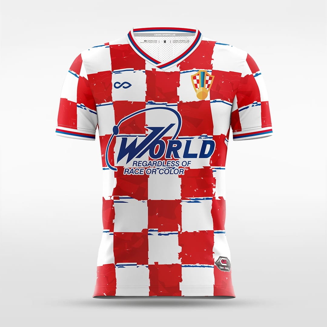 UWJI Custom T-shirt Men/Women Croatia Football Jerseys Sport