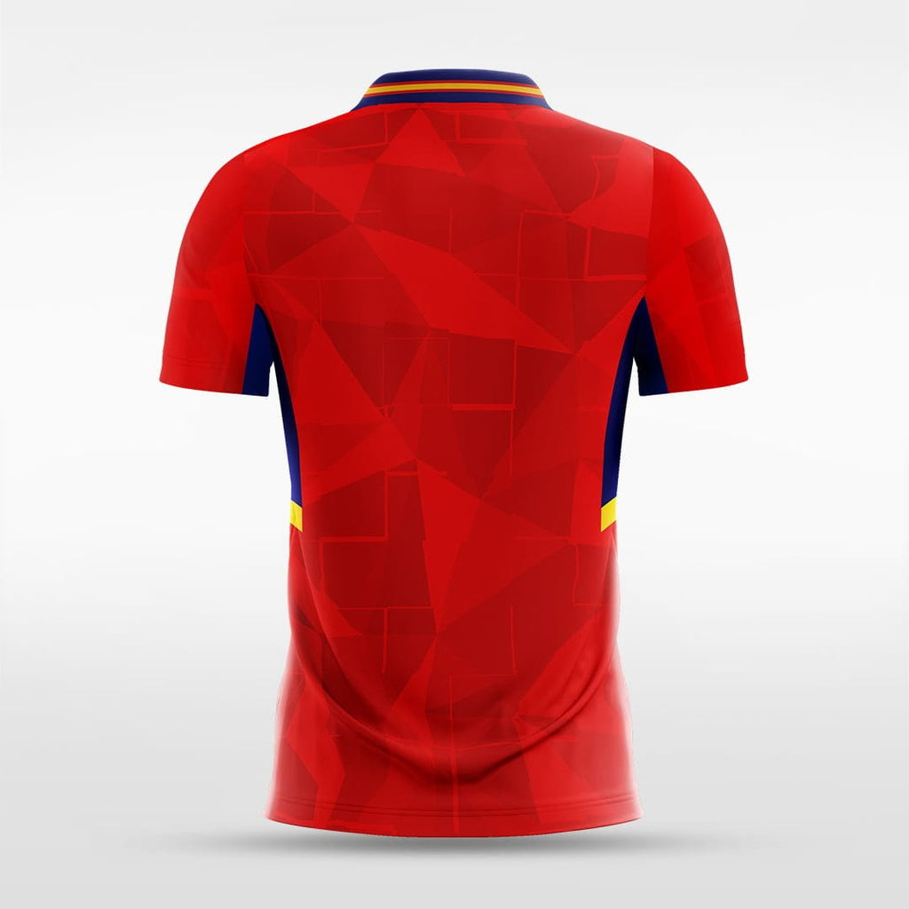 Spain Soccer Jerseys Sublimated Red