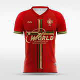 Portugal - Customized Men's Sublimated Soccer Jersey
