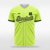 Lime Sublimated Baseball Jersey