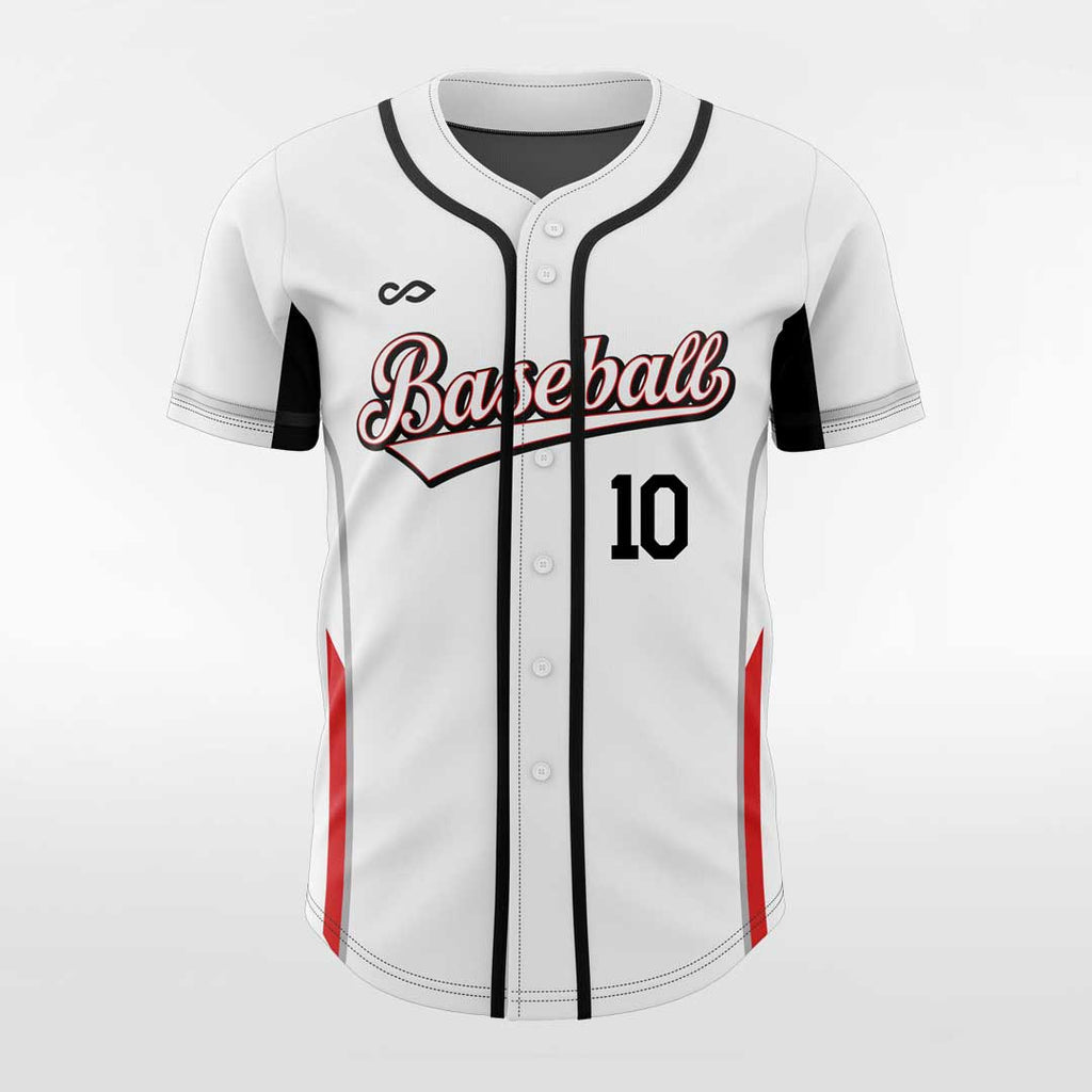 Tomorrow's Stars-Custom Sublimated Button Down Baseball Jersey-XTeamwear