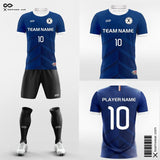 Team Custom Soccer Uniforms Sublimated Blue