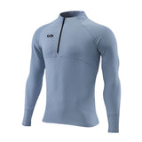 Light BlueYouth 1/4 Zip Top for Wholesale