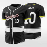 Black Sublimated Baseball Jersey