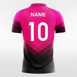 Pink and Black Neon Soccer Jersey