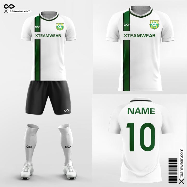 Green Soccer Jersey Kits Shirts And Shorts With Custom Logo For SoccerTeam  Training And Gaming