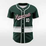 Green Custom Baseball Jersey
