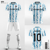 custom youth soccer jerseys stripe print