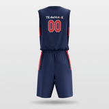 Custom Captain America Basketball Uniform