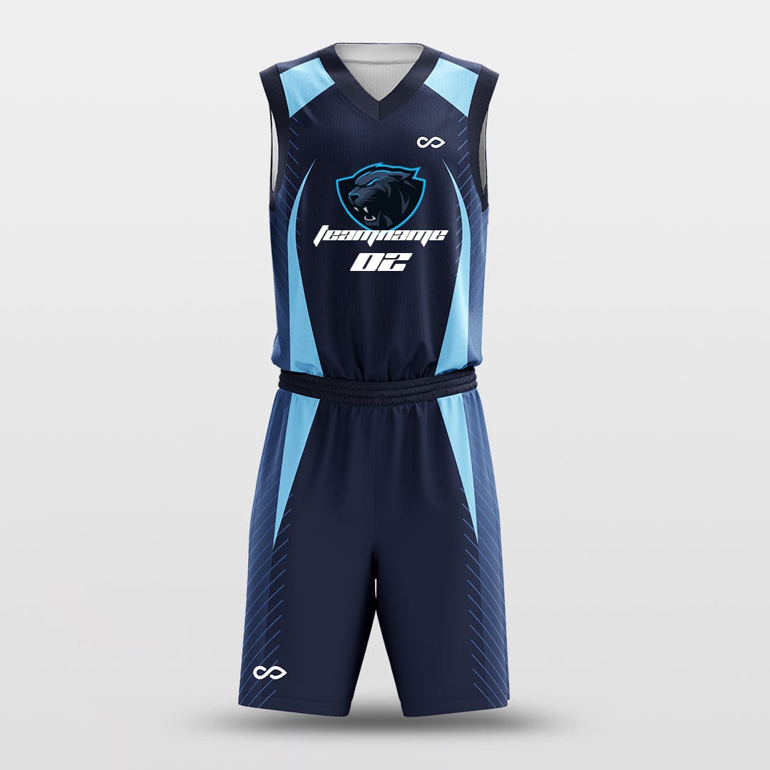 Sea Salt - Customized Sublimated Basketball Set Mint Blue / 3XL