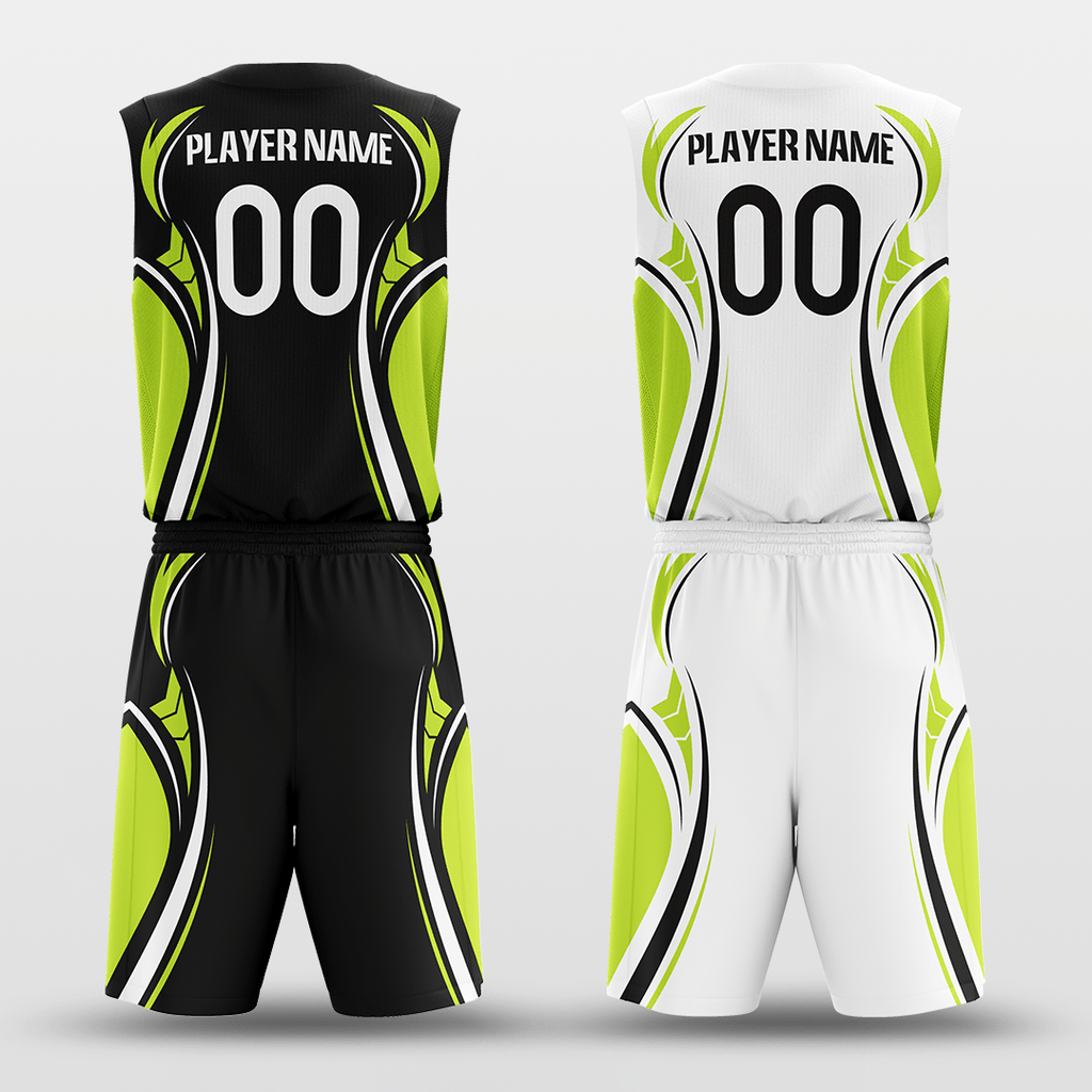 England - Custom Reversible Sublimated Basketball Jersey Set-XTeamwear