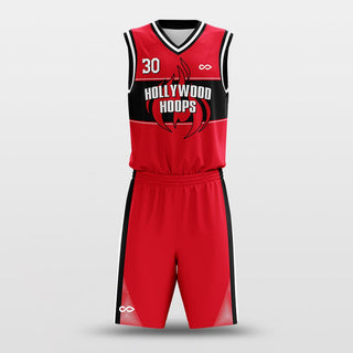 Custom Basketball Set Design Red