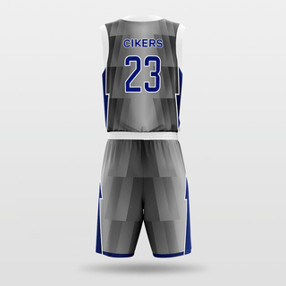 Dark Gray Custom Basketball Set