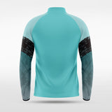 Mint Embrace Splash Full-Zip Jacket Design