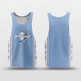 Carolina Blue Customized Dry-Fit Basketball Jersey
