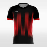 Black and Red Soccer Jersey for Men