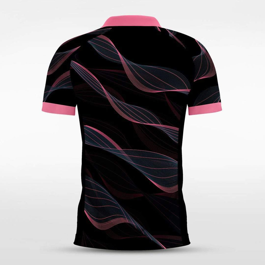 Black and Pink Custom Soccer Uniform