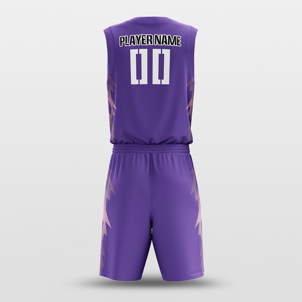 Purple Custom Spark Basketball Uniform