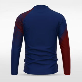 Navy Blue Historic Babylon Men 1/4 Zip Jersey Design