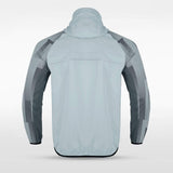 Grey Embrace Urban Forest Customized Full-Zip Jacket Design