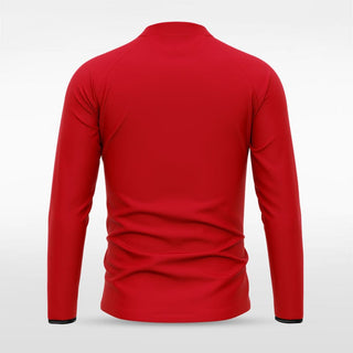 Red Historic Greek Full-Zip Jacket Design