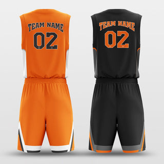 Burning Youth Basketball Set Orange and Black