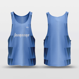 Quick Dry Basketball Jersey Blue