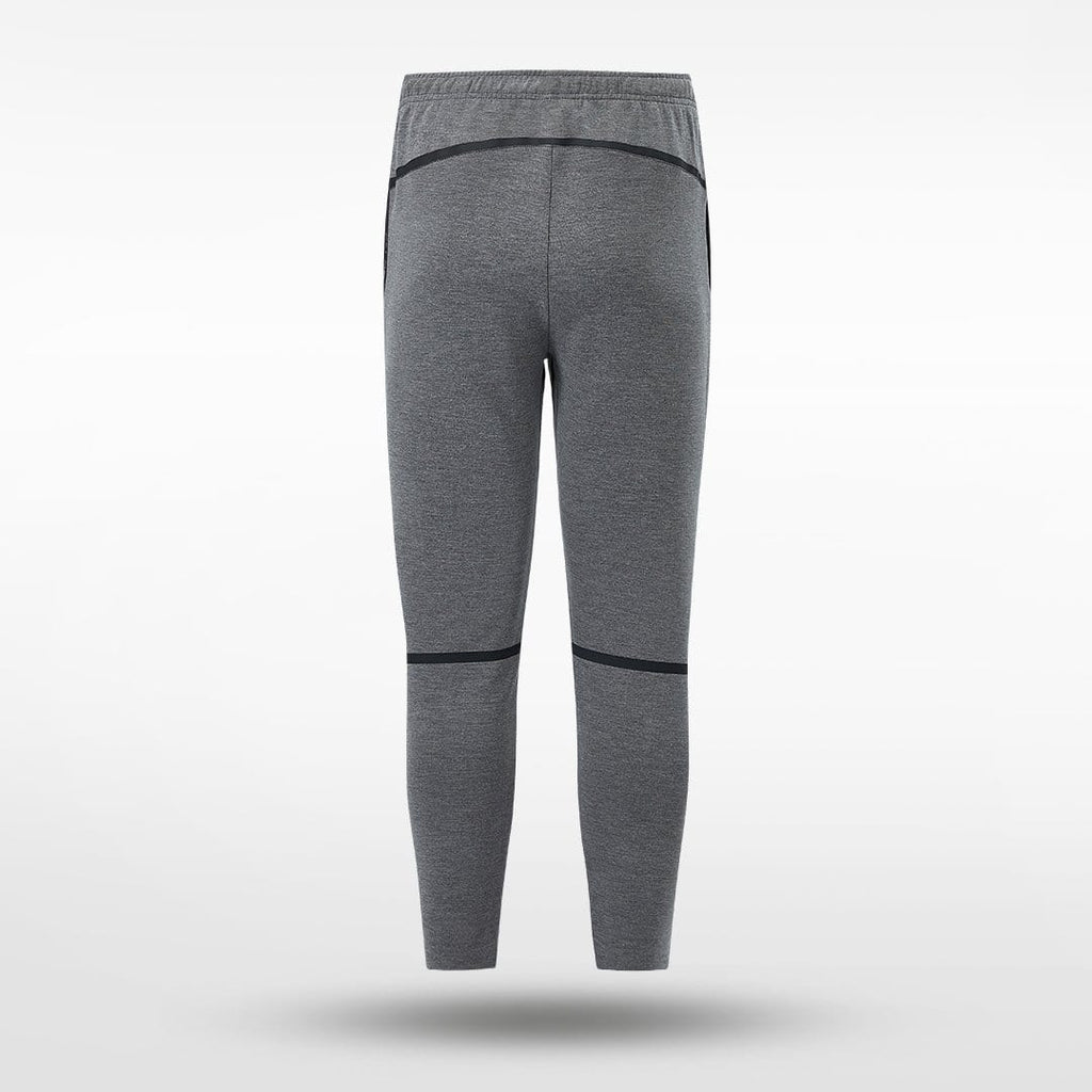 Grey Custom Adult Sports Pants for Team