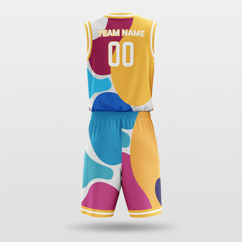 Yellow Lakers - Customized Basketball Jersey Set Design-XTeamwear