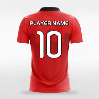 Red Custom Football Shirts