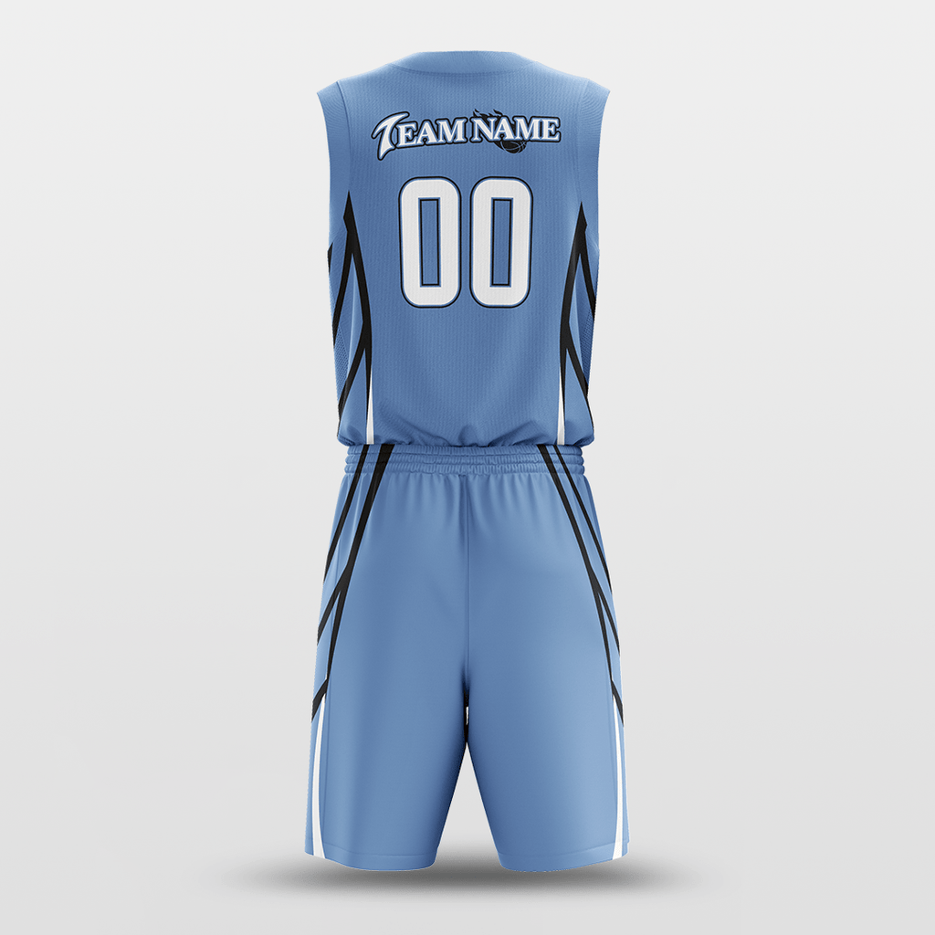 Blue Customized Spread Wings Basketball Set