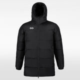 Adult Hooded Winter Jacket DF9012 Black