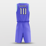 Purple Customized Classic2 Basketball Set