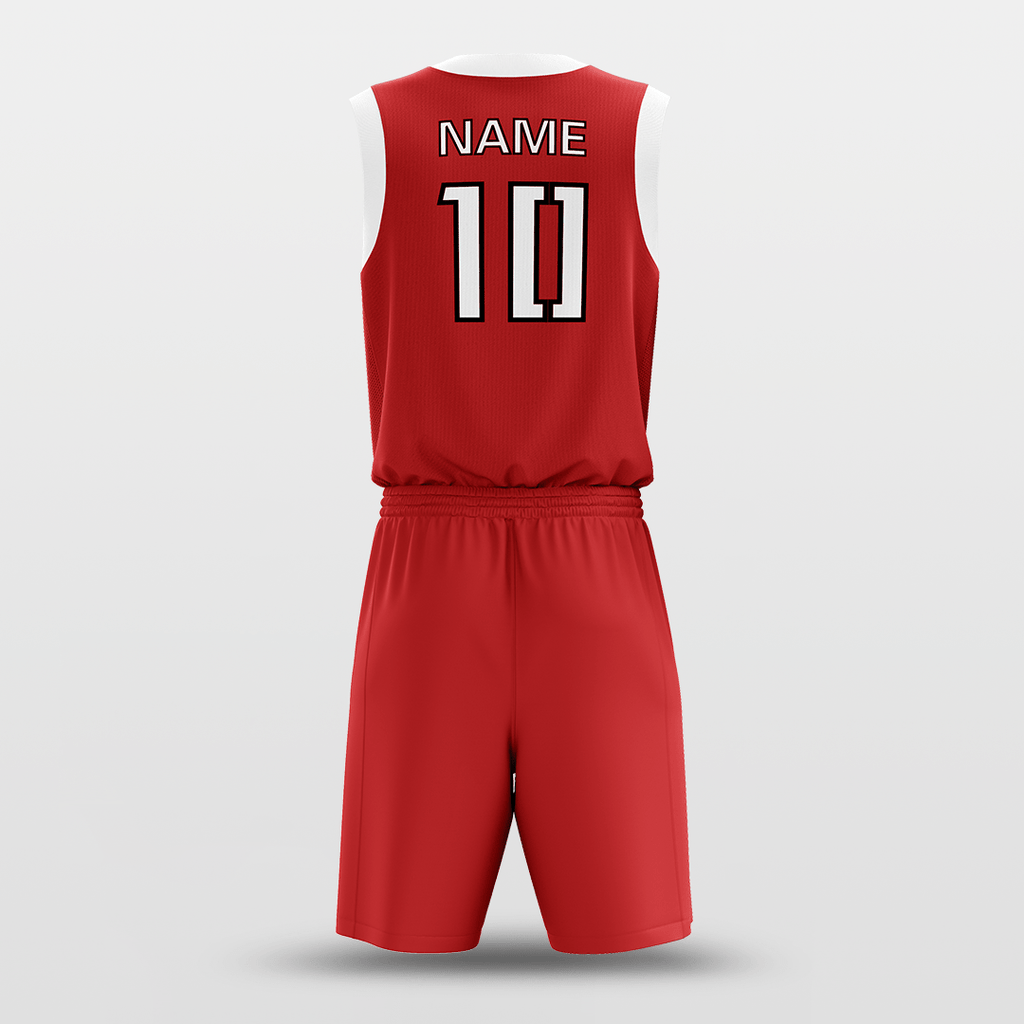 Red Customized Classic2 Basketball Set