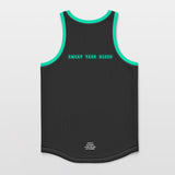 custom basketball jersey black