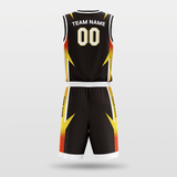 Black Armor Sublimated Basketball Team Set