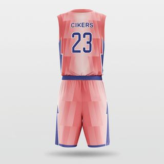 Pink Custom Basketball Set