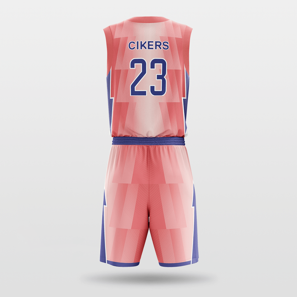 Pink Custom Basketball Set
