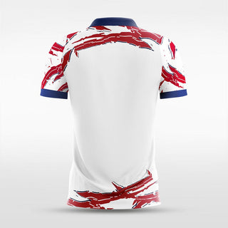 Custom White Men's Sublimated Soccer Jersey