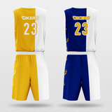 Yellow&Blue Tai Chi Basketball Set for Team