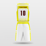 Classic10 Sublimated Basketball Set Yellow
