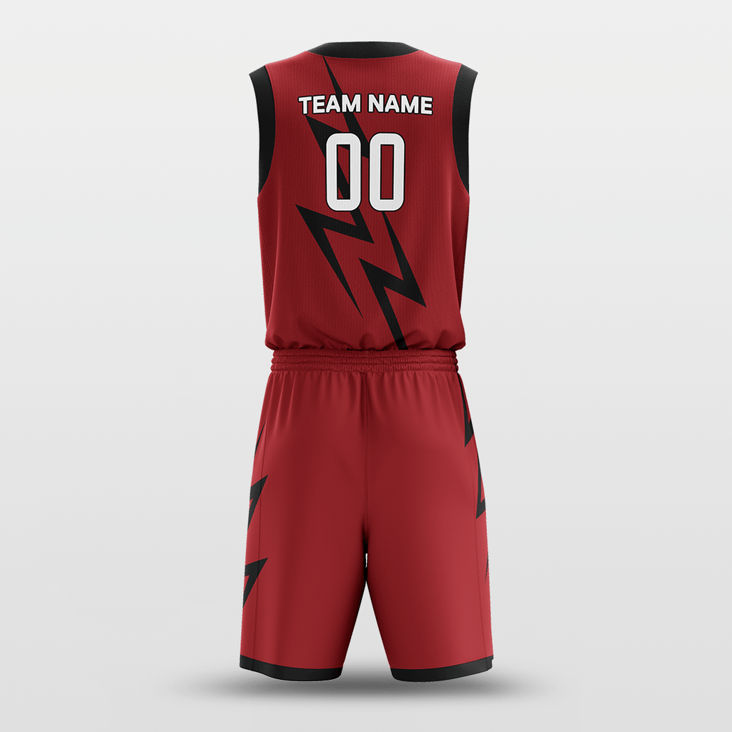 Red Thunder Basketball Set Design