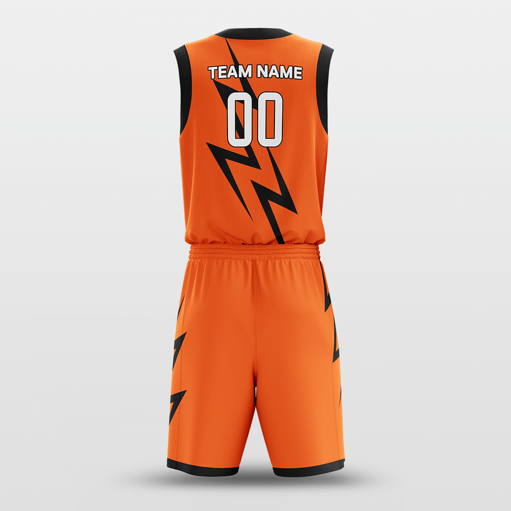 Orange Thunder Basketball Set for Team