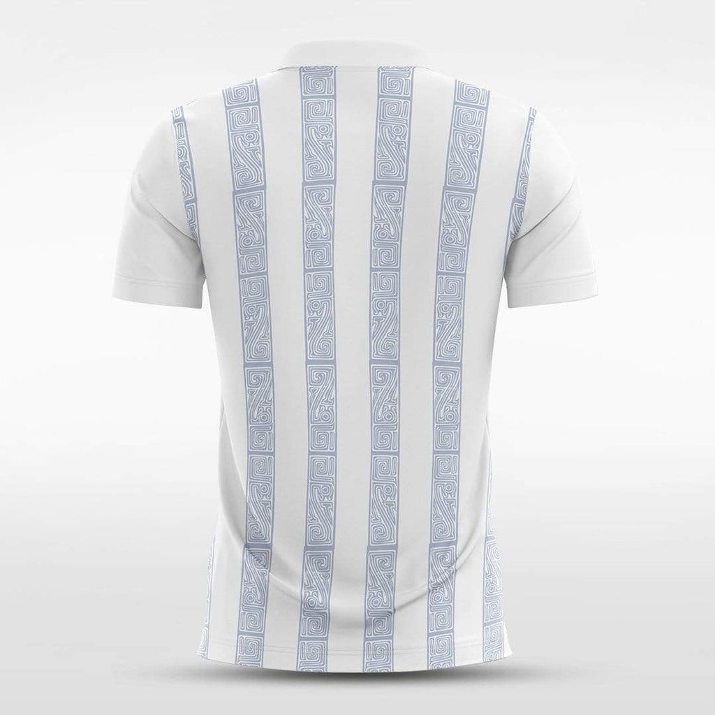White Stripe Sublimated Jersey Design