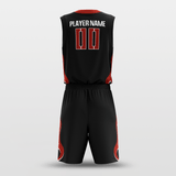 Black Custom Basketball Uniform