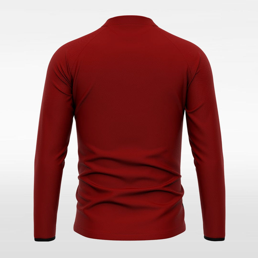 Poseidon Customized Full-Zip Jacket Design Red