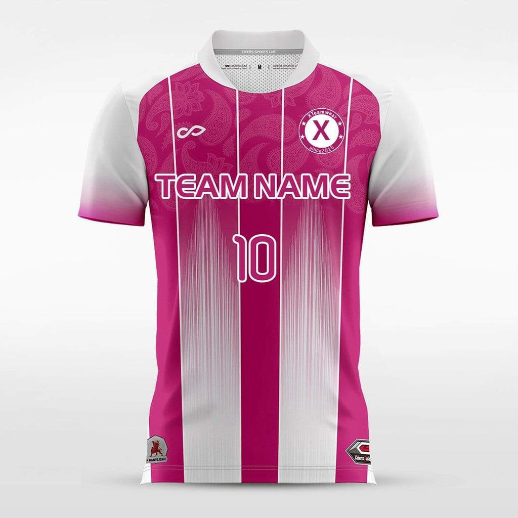 Pink Men Soccer Jersey
