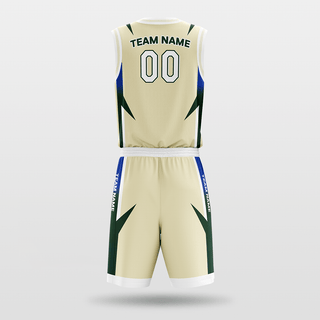 Cream Armor Sublimated Basketball Team Set